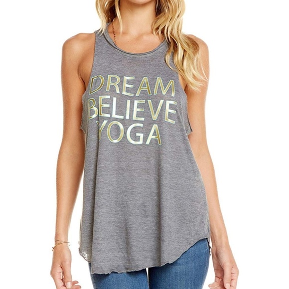 Chaser Tops - Chaser Dream Believe Yoga Tank Small